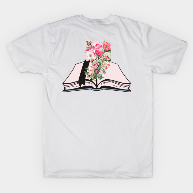 Flowers Growing From Book by AbstractA